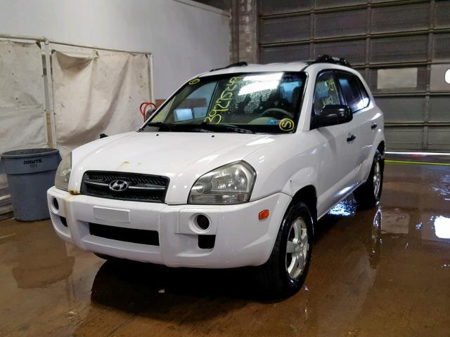 KM8JM12B86U326784 - 2006 HYUNDAI TUCSON GL WHITE photo 2