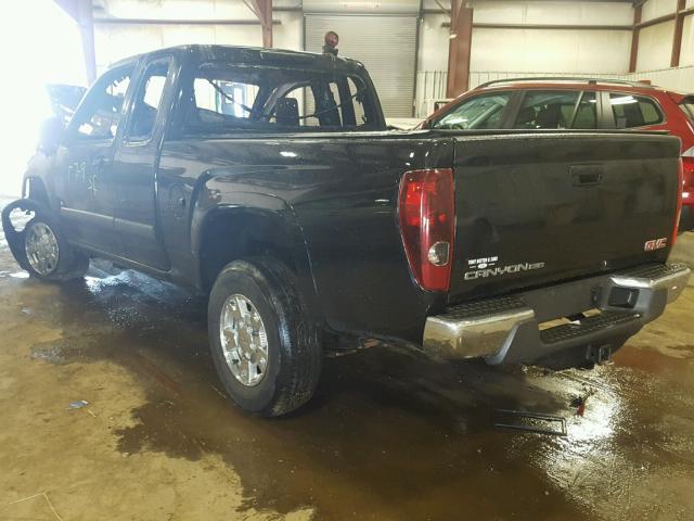 1GTDT39E888209668 - 2008 GMC CANYON SLE BLACK photo 3