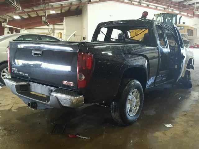 1GTDT39E888209668 - 2008 GMC CANYON SLE BLACK photo 4