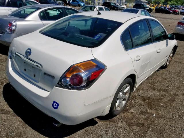 1N4CL21E59C127418 - 2009 NISSAN ALTIMA HYB WHITE photo 4