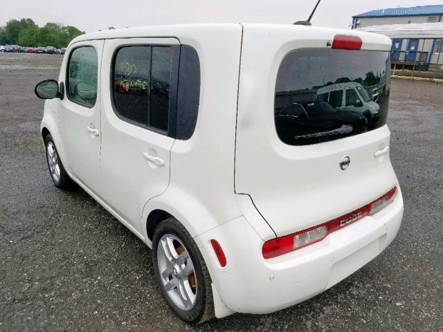 JN8AZ28R29T122108 - 2009 NISSAN CUBE BASE WHITE photo 3