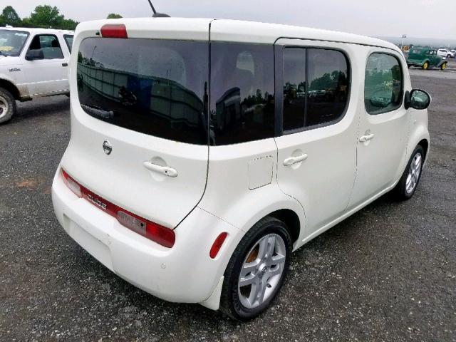 JN8AZ28R29T122108 - 2009 NISSAN CUBE BASE WHITE photo 4