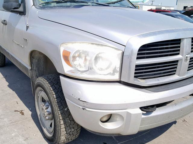 3D7KS28D46G114583 - 2006 DODGE RAM 2500 S Արծաթագույն լուսանկար 9