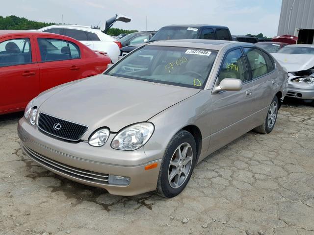 JT8BD68S5Y0103270 - 2000 LEXUS GS 300 GOLD photo 2