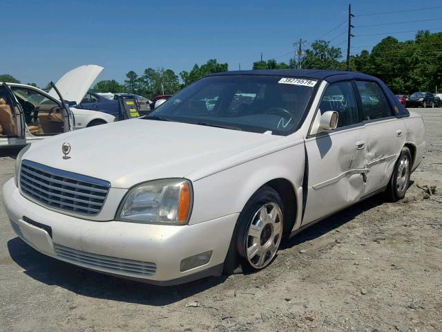 1G6KD54Y94U161118 - 2004 CADILLAC DEVILLE WHITE photo 2