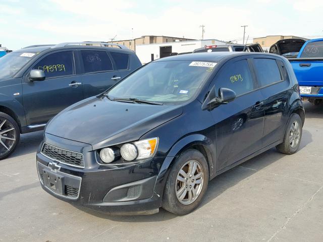 1G1JA6SHXC4140036 - 2012 CHEVROLET SONIC LS შავი ფოტო 2