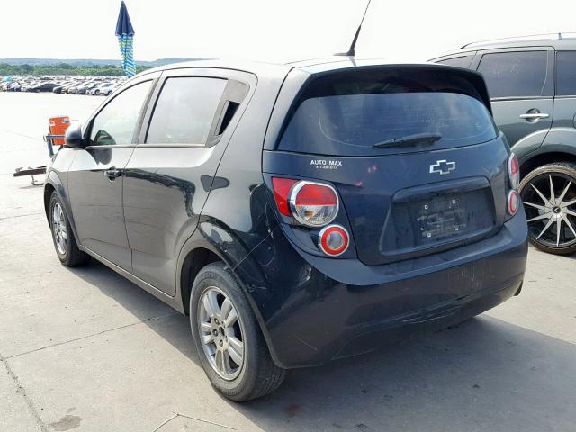 1G1JA6SHXC4140036 - 2012 CHEVROLET SONIC LS შავი ფოტო 3