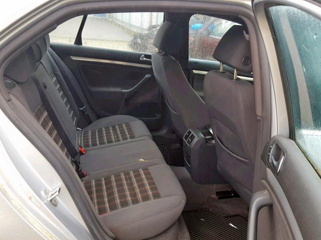 3VWWJ71K96M741007 - 2006 VOLKSWAGEN JETTA GLI GRAY photo 6