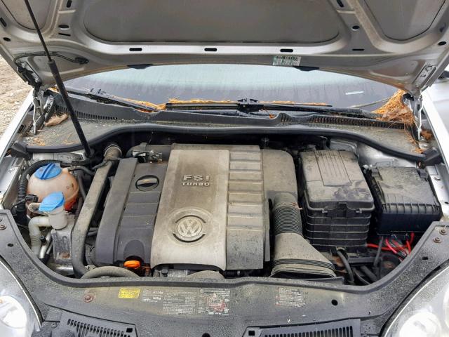 3VWWJ71K96M741007 - 2006 VOLKSWAGEN JETTA GLI GRAY photo 7