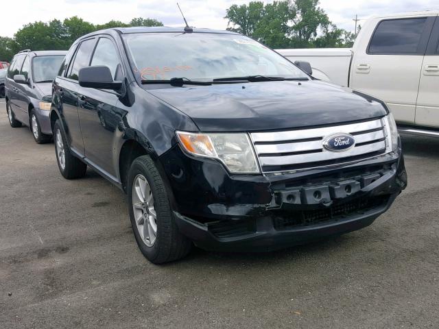 2FMDK36C08BA10404 - 2008 FORD EDGE SE BLACK photo 1