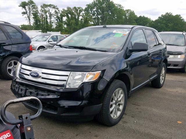 2FMDK36C08BA10404 - 2008 FORD EDGE SE BLACK photo 2