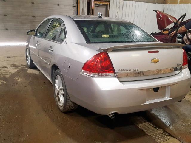 2G1WU583681328672 - 2008 CHEVROLET IMPALA LTZ SILVER photo 3