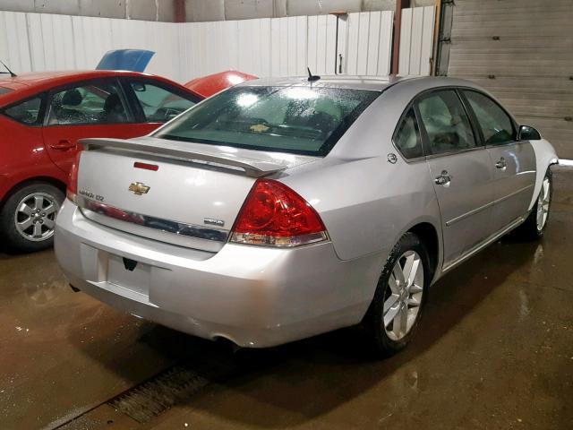 2G1WU583681328672 - 2008 CHEVROLET IMPALA LTZ SILVER photo 4