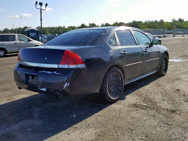 2G1WD5E30E1187288 - 2014 CHEVROLET IMPALA LIM BLACK photo 4