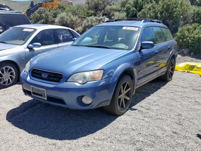 4S4BP62C977320056 - 2007 SUBARU OUTBACK OU BLUE photo 2