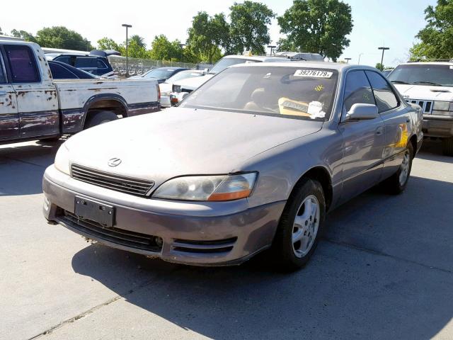 JT8VK13T8N0074963 - 1992 LEXUS ES 300 GRAY photo 2