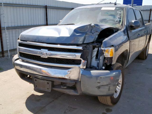 2GCEC130181329191 - 2008 CHEVROLET SILVERADO BLUE photo 9