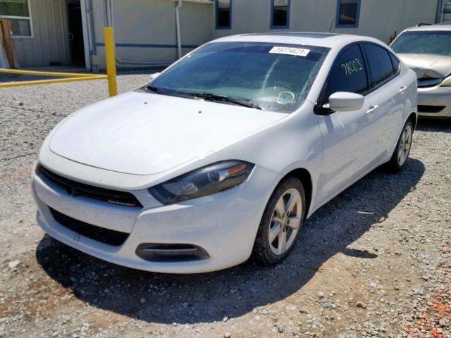 1C3CDFBB3GD503788 - 2016 DODGE DART SXT WHITE photo 2