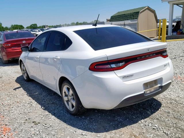 1C3CDFBB3GD503788 - 2016 DODGE DART SXT WHITE photo 3