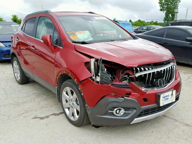 KL4CJGSB4GB721254 - 2016 BUICK ENCORE RED photo 1