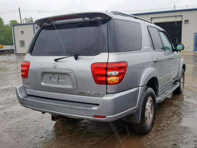 5TDBT48A11S006859 - 2001 TOYOTA SEQUOIA LI SILVER photo 4