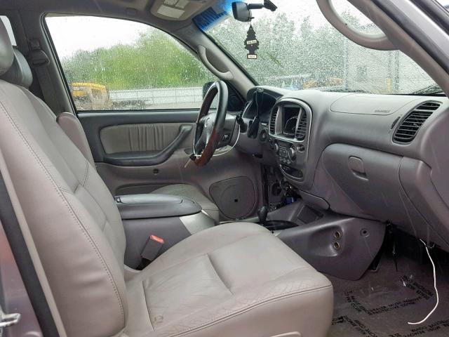 5TDBT48A11S006859 - 2001 TOYOTA SEQUOIA LI SILVER photo 5