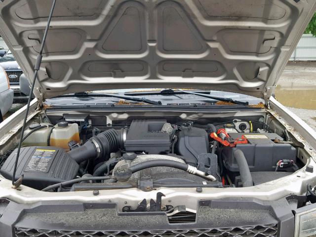 1GCDT49E088220900 - 2008 CHEVROLET COLORADO L TAN photo 7