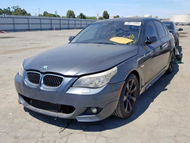 WBANW53528CT48401 - 2008 BMW 550 I CHARCOAL photo 2