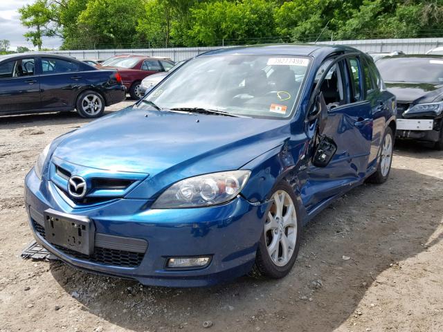 JM1BK343371743006 - 2007 MAZDA 3 HATCHBAC BLUE photo 2