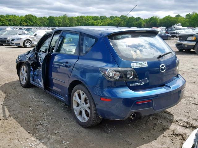 JM1BK343371743006 - 2007 MAZDA 3 HATCHBAC BLUE photo 3