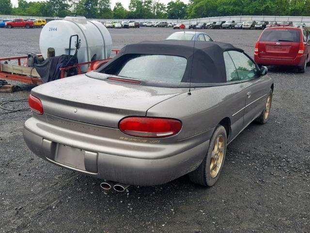 3C3EL55H9XT572534 - 1999 CHRYSLER SEBRING JX GRAY photo 4