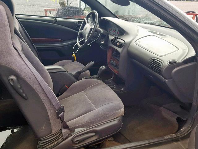 3C3EL55H9XT572534 - 1999 CHRYSLER SEBRING JX GRAY photo 5