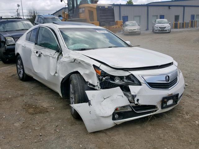 19UUA8F58EA006762 - 2014 ACURA TL TECH WHITE photo 1