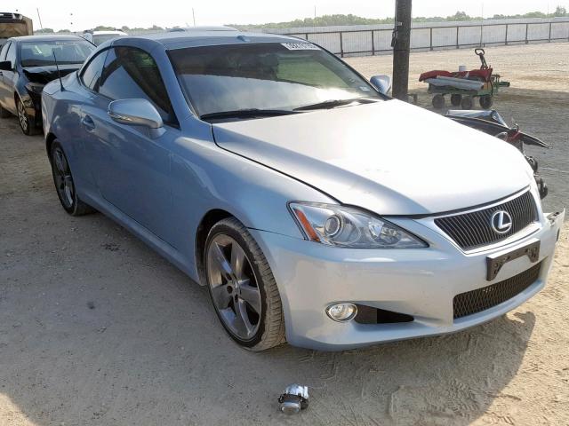 JTHFF2C21A2500402 - 2010 LEXUS IS 250 BLUE photo 1