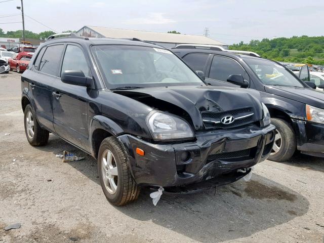 KM8JM12B15U105946 - 2005 HYUNDAI TUCSON GL BLACK photo 1