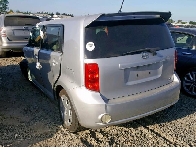 JTLKE50E881059200 - 2008 TOYOTA SCION XB 银色 照片 3