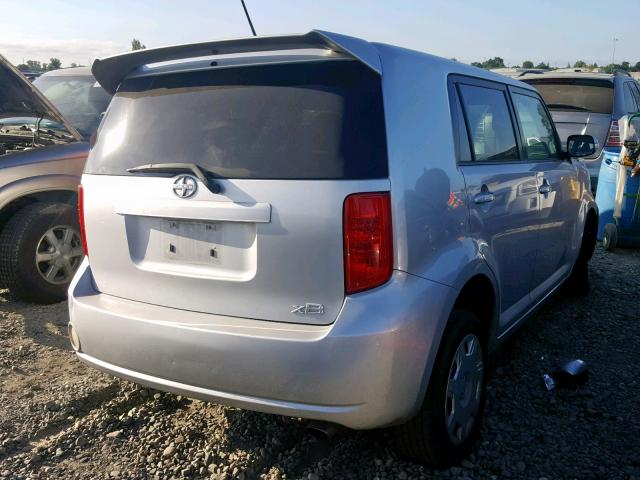 JTLKE50E881059200 - 2008 TOYOTA SCION XB 银色 照片 4