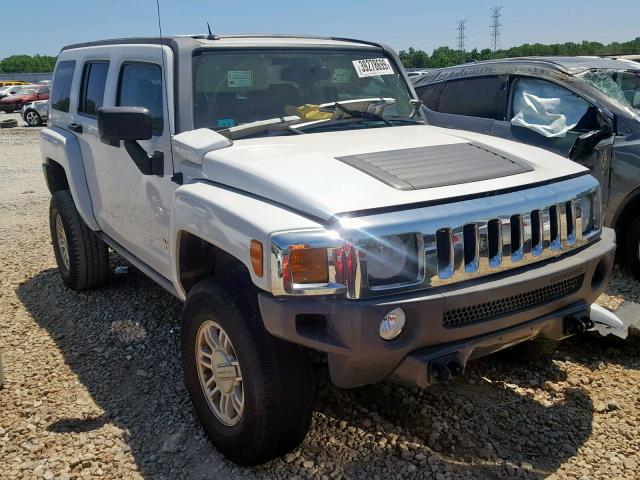 5GTDN13E178233776 - 2007 HUMMER H3 WHITE photo 1