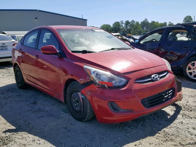 KMHCT4AEXGU953478 - 2016 HYUNDAI ACCENT SE RED photo 1