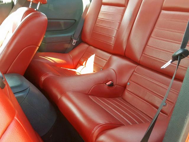 1ZVHT82H765234608 - 2006 FORD MUSTANG GT RED photo 6