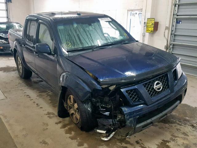 1N6AD0EV6AC431162 - 2010 NISSAN FRONTIER C BLUE photo 1