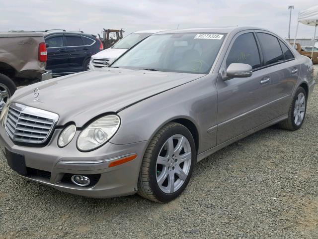 WDBUF56X37B024341 - 2007 MERCEDES-BENZ E 350 GRAY photo 2