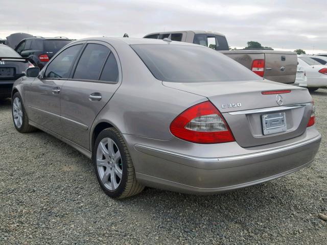 WDBUF56X37B024341 - 2007 MERCEDES-BENZ E 350 GRAY photo 3