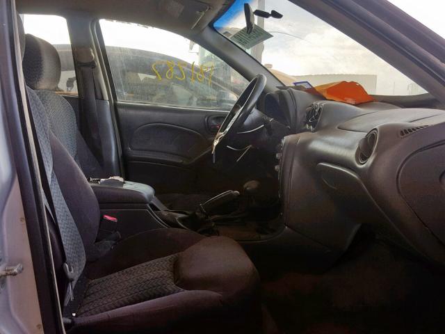 1G2NF52E84C211210 - 2004 PONTIAC GRAND AM S SILVER photo 5