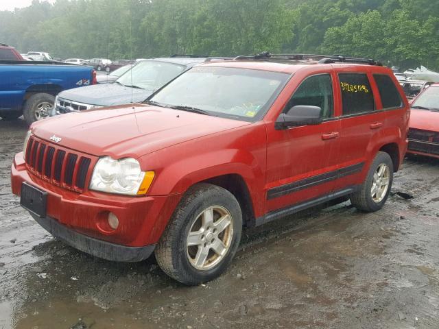 1J4GR48K96C354201 - 2006 JEEP GRAND CHER RED photo 2