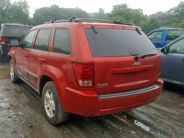 1J4GR48K96C354201 - 2006 JEEP GRAND CHER RED photo 3