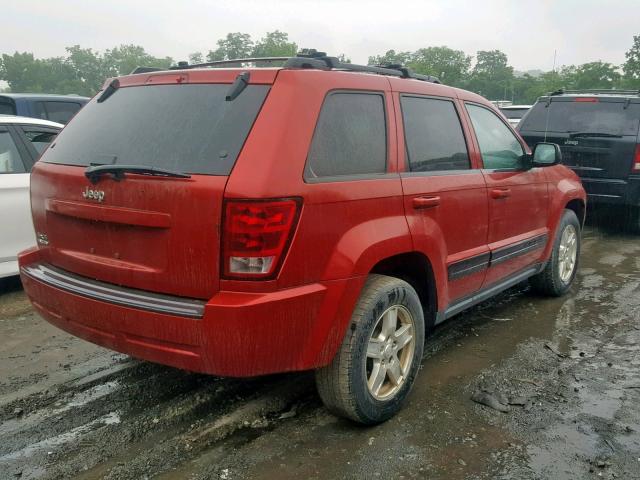 1J4GR48K96C354201 - 2006 JEEP GRAND CHER RED photo 4