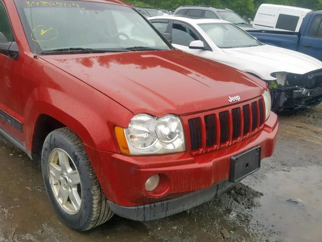 1J4GR48K96C354201 - 2006 JEEP GRAND CHER RED photo 9