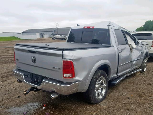 1C6RR7NT0HS762079 - 2017 RAM 1500 LARAM SILVER photo 4