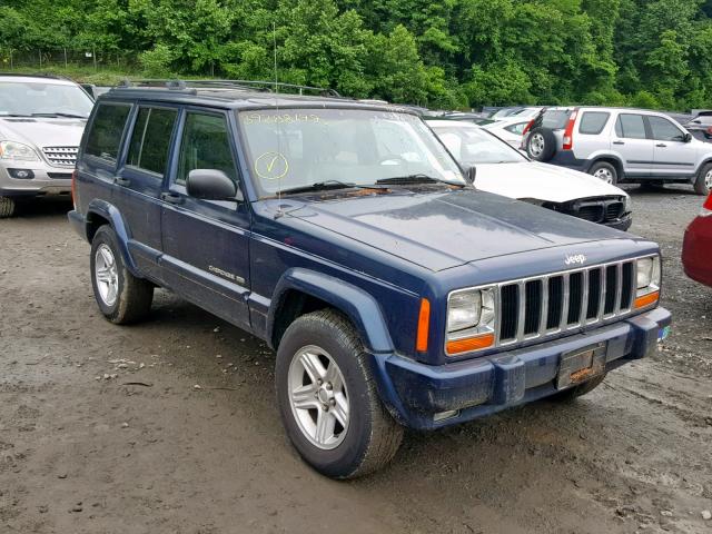 1J4FF68SXYL177578 - 2000 JEEP CHEROKEE L BLUE photo 1